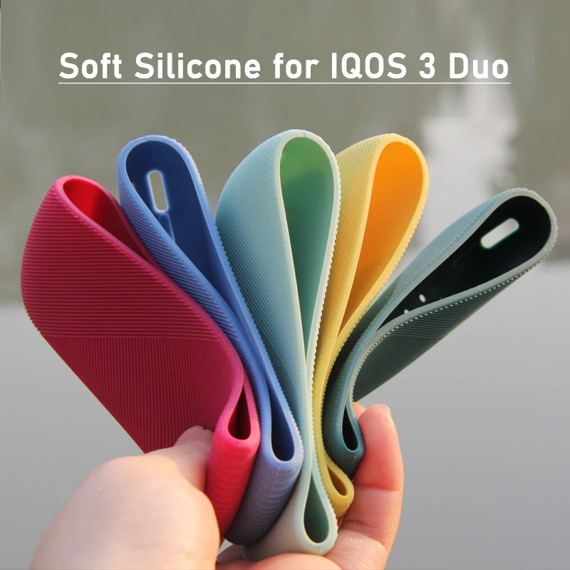 12 Colors New Design High Quality Silicone Case for IQOS 3 Duo Full Protective Case Cover for IQOS 3.0 Duo Accessories