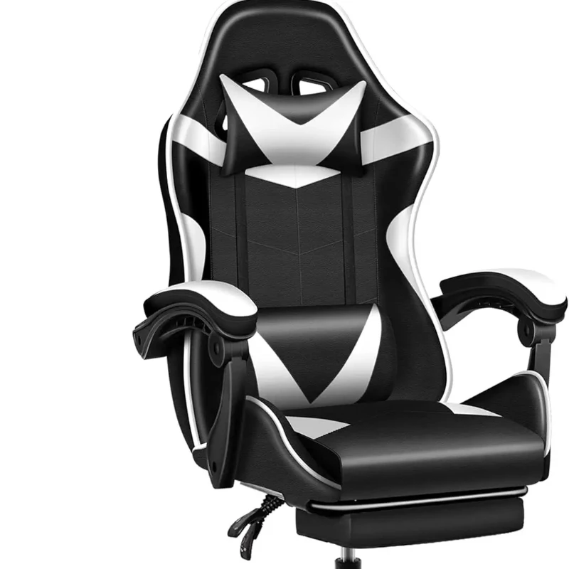 

Gaming Chair Swivel Recliner Adjustable Height Ergonomic Office Computer Chair Red Black