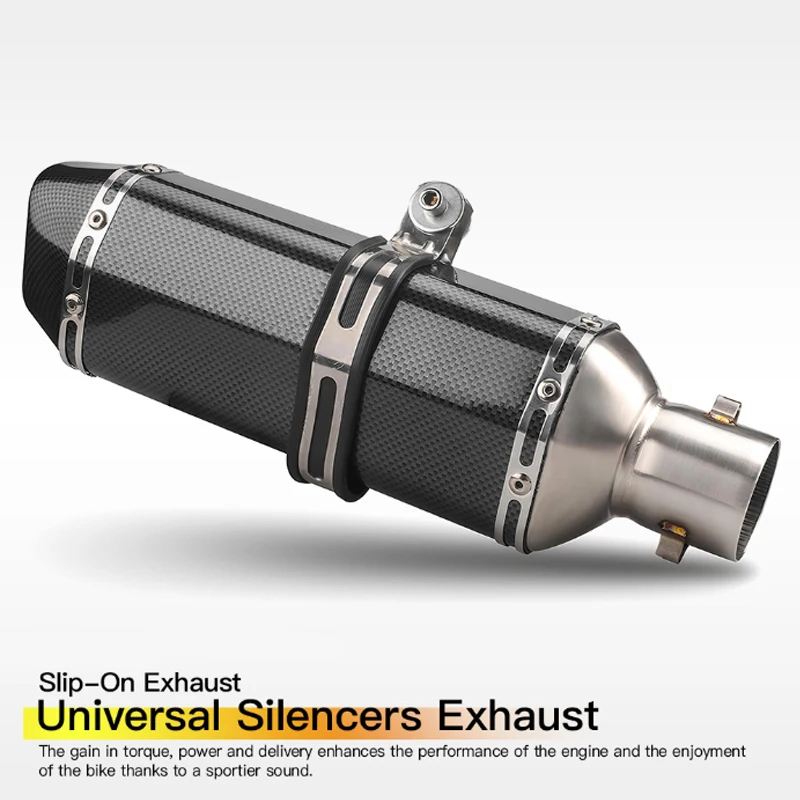 

36-51mm Motorcycle Universal exhaust pipe Muffler DB kille For Tmax 500 530 560 AK550 GSX1300R X-ADV750 R3 R1 Z400 Honda CB400