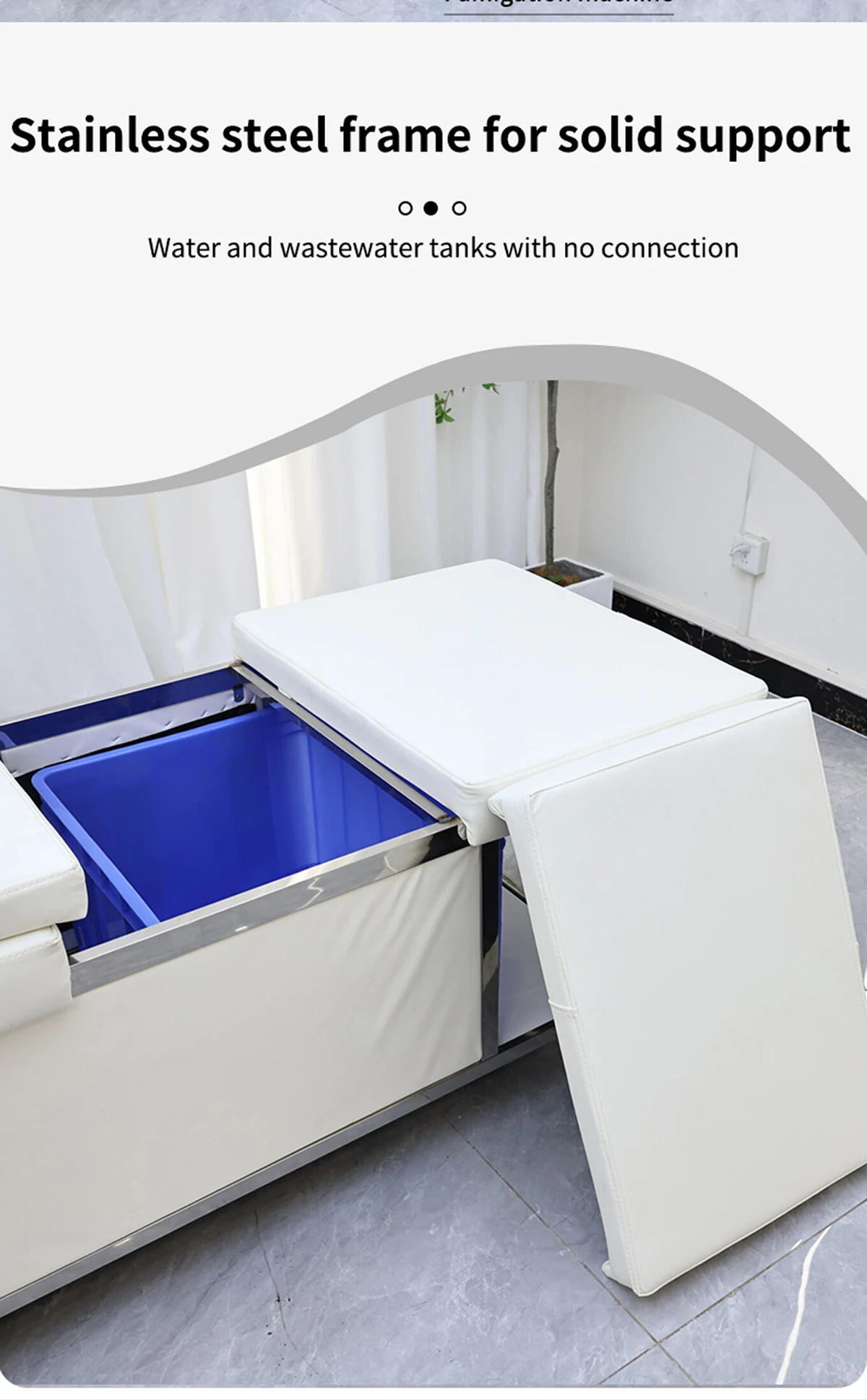 XinSheng Shampoo-Liege, Kopf-SPA-Salonliegen mit Wasserzirkulationsgerät, Massagetisch, Möbel für Friseursalons und SPA – Detail 6