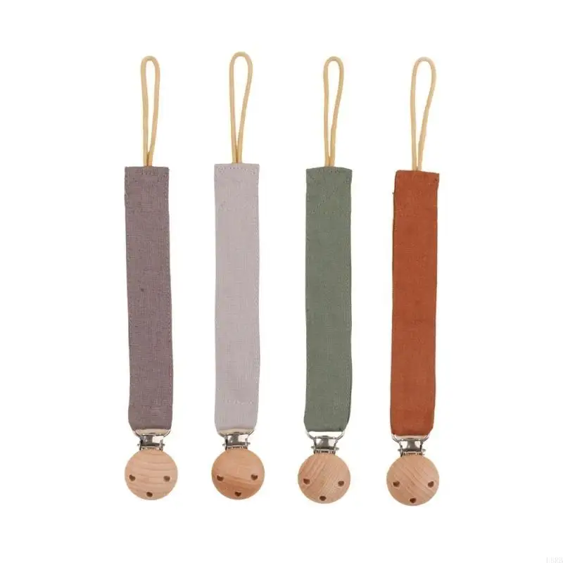 

4Pc/pack Baby Pacifier Chain Simple Teether Rope Soother Toy Strap Pacifier Clip L8RB