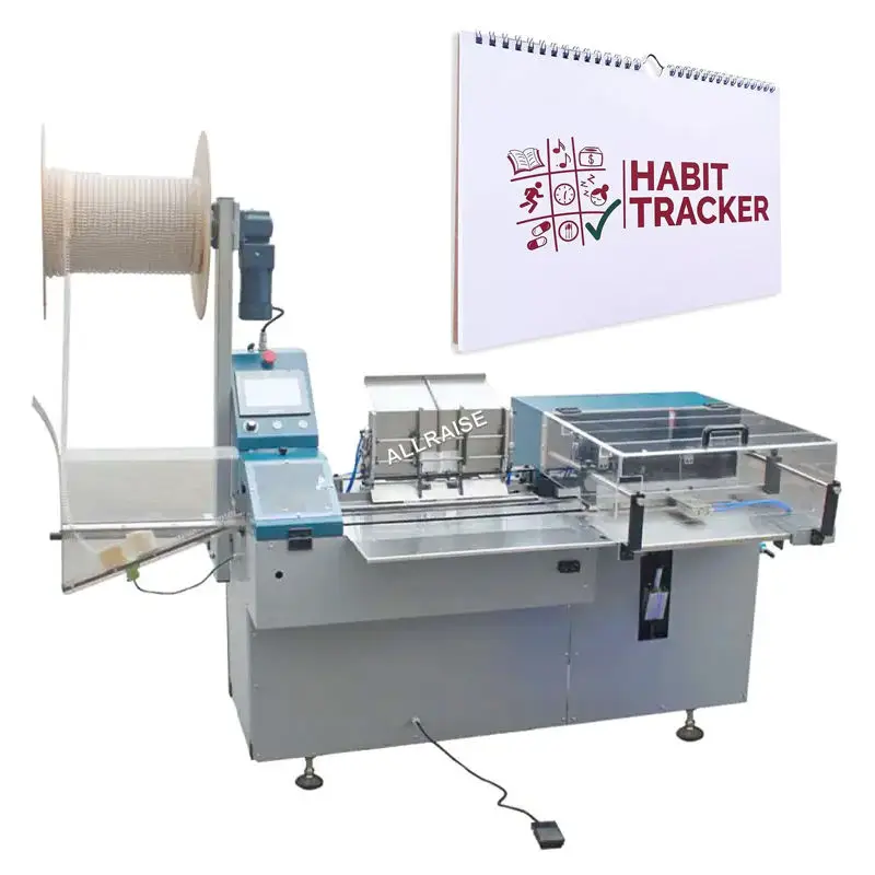 Factory Price  Twin Ring Spiral Wire Forming Machine Double Spiral Binding Machine for Notebook