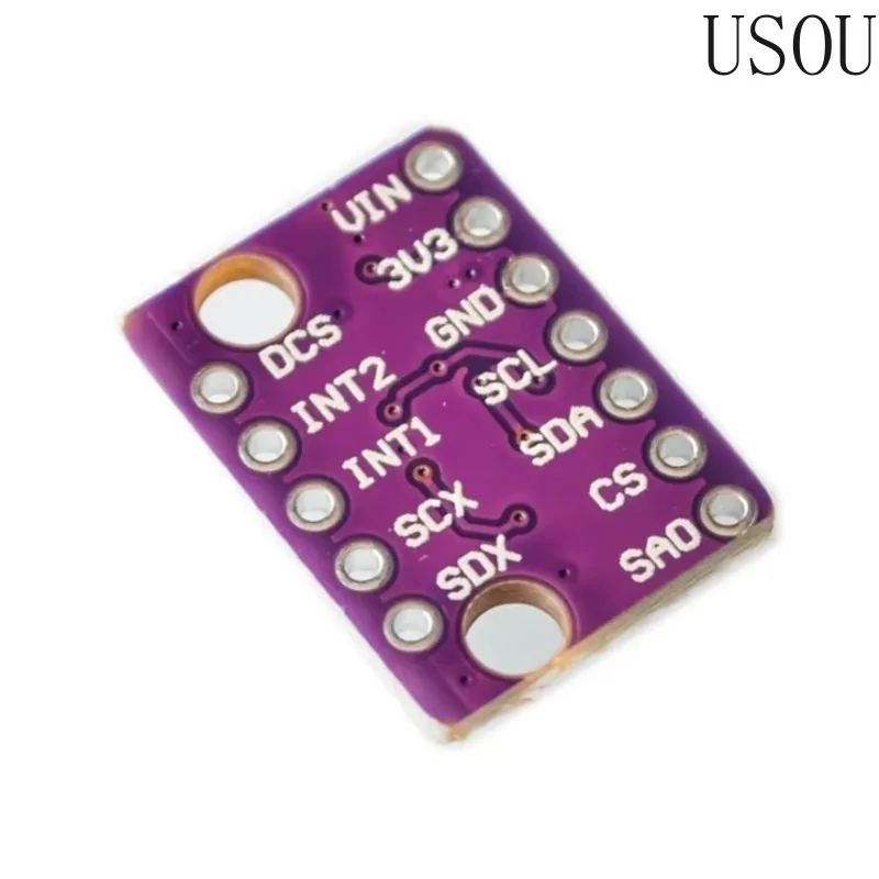 1pcs GY-LSM6DS3 LSM6DS3 Accelerometer Gyro Embedded Digital Temperature Sensor Module SPI IIC I2C Interface Module