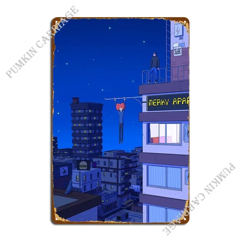 Plaque Métallique Décorative « Feeling Alive » pour Garage, Pub ou Club – Affiche Personnalisée en Étain