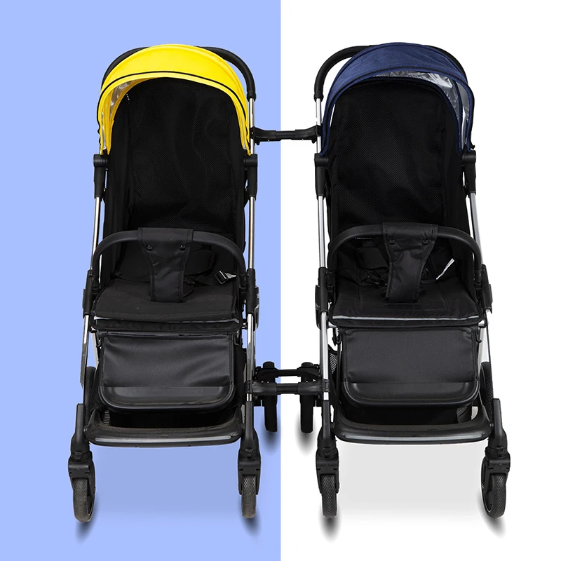 3 Pcs Twin Baby Stroller Connector Universal Joints Triplets Quadruplets Infant Cart Secure Straps Adjustable Linker Hook Safety
