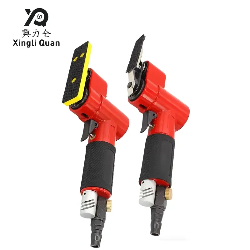 Red Industrial Pneumatic and Powerful Weld Grinding and Automotive Paint Polishing Air Sander Left/Right Action