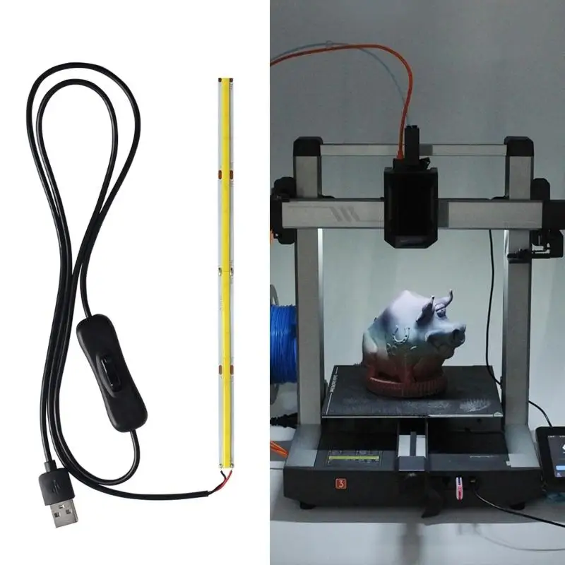 62CD LED 라이트 스트립 KOBRA3 LED 조명 키트 5V 조명 램프 3D 프린터 구성 요소 높은 조명