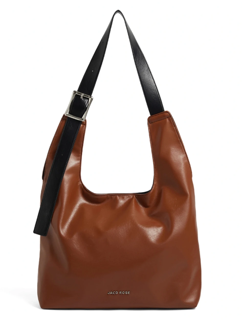 

Women's Leather large capacity tote handbag