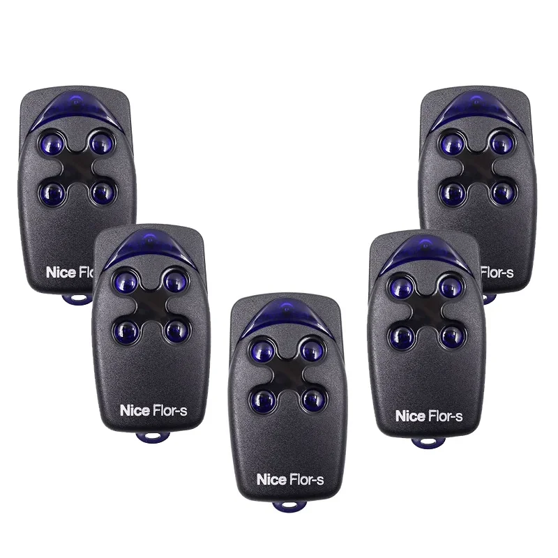 Wholesale 5 pcs Nice Remote Control Transmitter Replace Original Flor Flor-S Flo2R Inti 433.92Mhz Gate Garage Remote Control