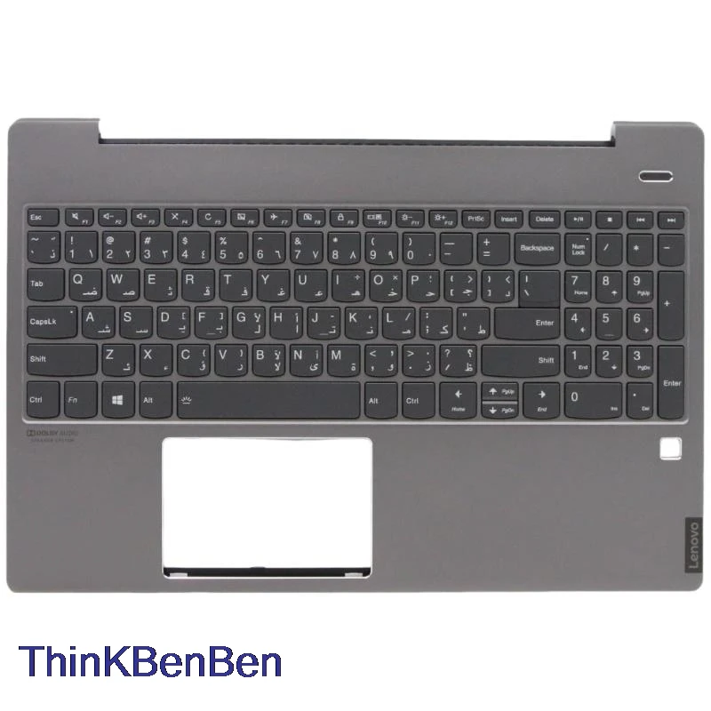 

ARA Arabic Mineral Gray Keyboard Upper Case Palmrest Shell Cover For Lenovo Ideapad S540 15 15IWL GTX 5CB0U43609