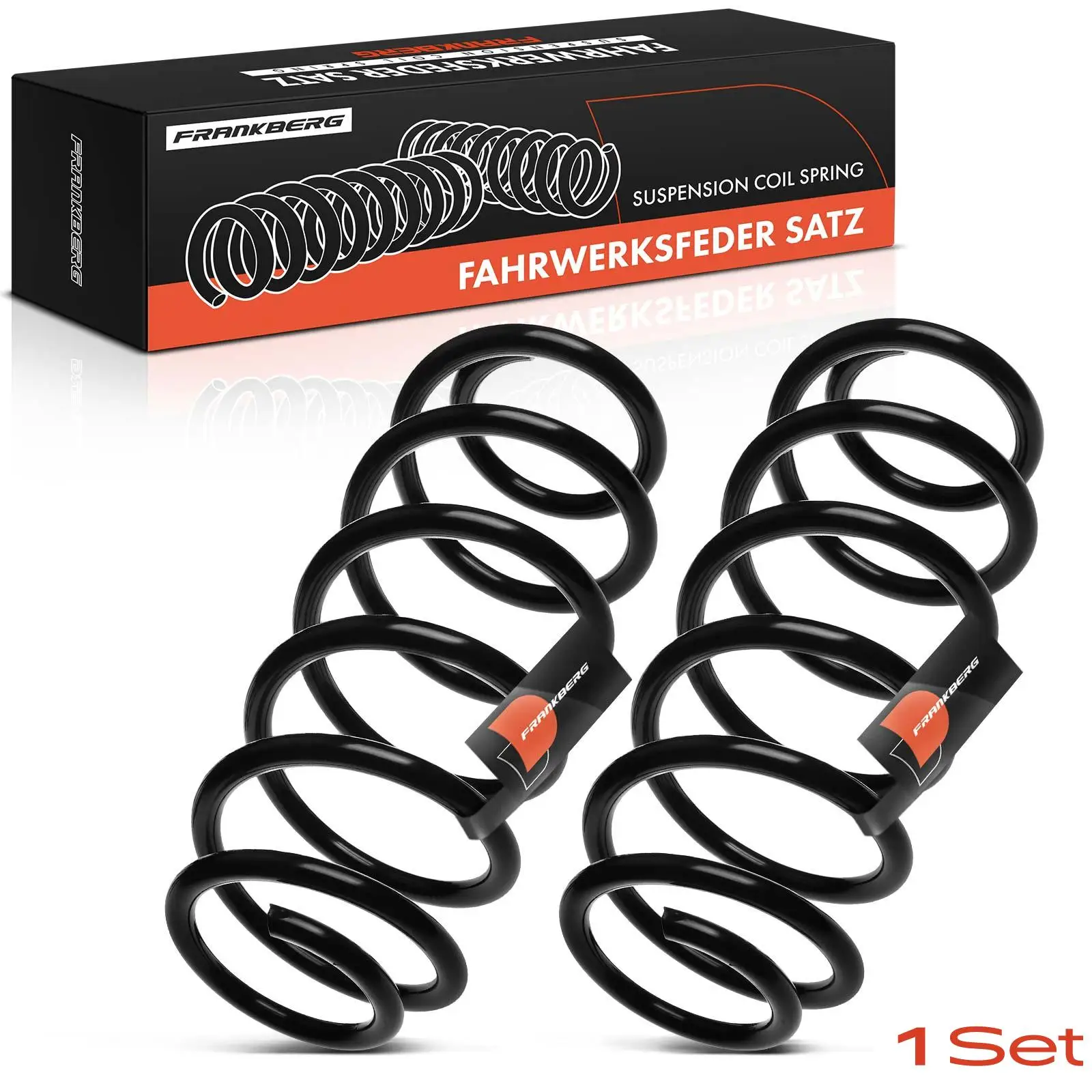 Frankberg 2x Fahrwerksfeder Hinterachse für Smart Forfour 454 1.1L 1.3L 1.5L 2004-2006 4543240704 A4543240704 RH6380