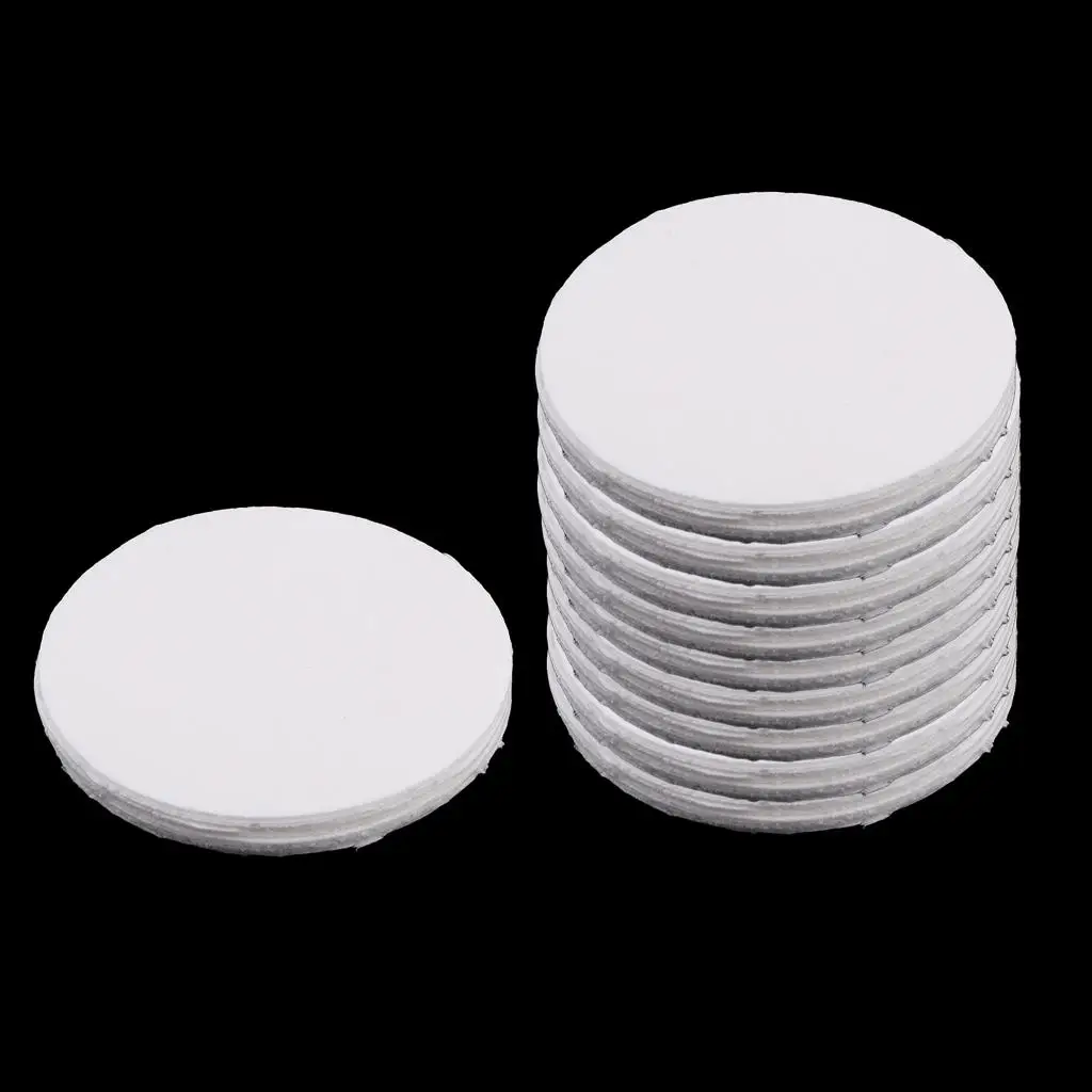 Round Microwave Kiln Paper Ceramic Fiber Insulation Sheet Glass Fusing Blanket White 115mm for Craft Projects