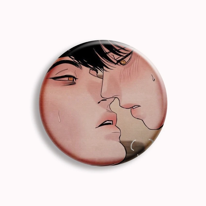 Korean Manhwa Painter of The Night Button Pin Yeon Seung Ho Baek Nakyum BL Manga Brooch Badge Bag Decor Cute Couple Gift Collect