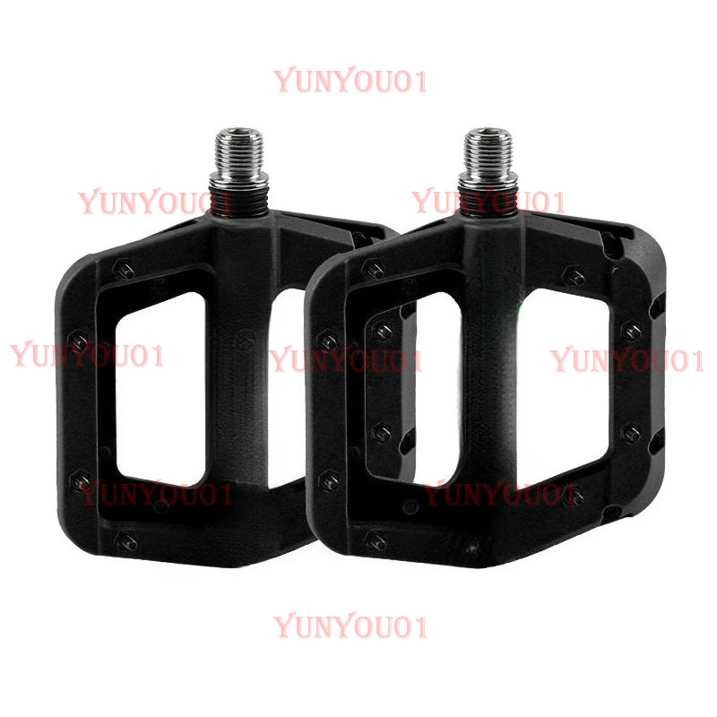 Pedale per mountain bike Pedale con cuscinetto in fibra Piastra antiscivolo Accessori in nylon universali