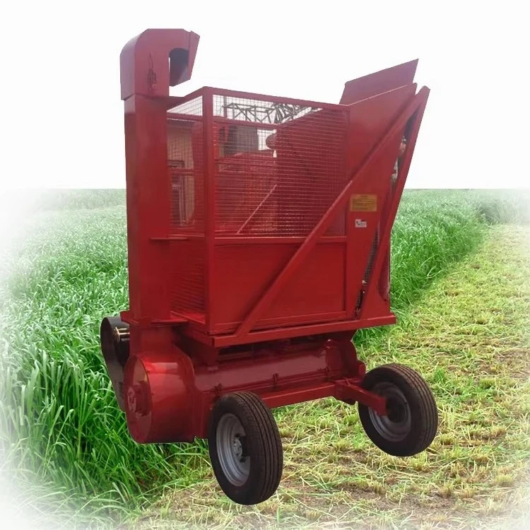 Afbeelding 3: Tractoraangedreven maïs silage strohakselaar te koop. Strohakselaar voor recycling.