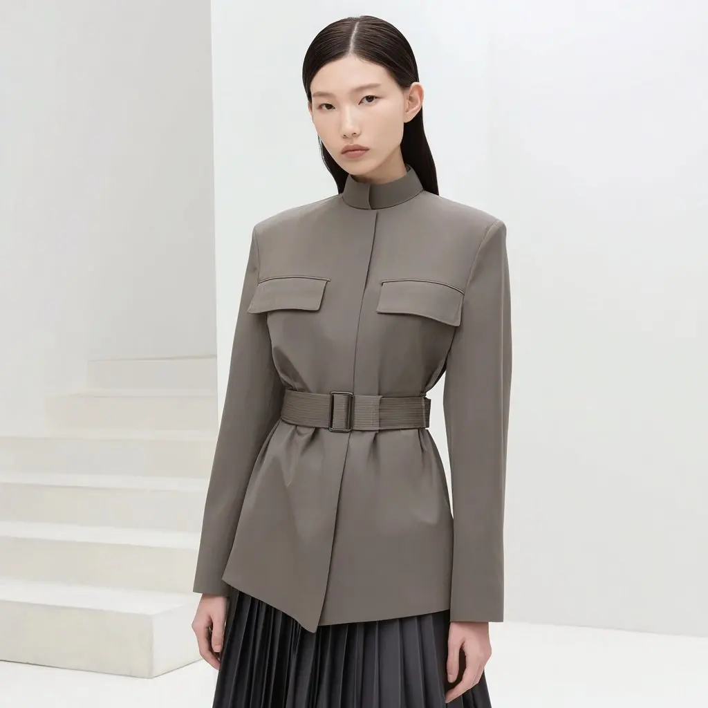 

Повседневная куртка с круглым вырезом, осенне-зимняя одежда, женская модная верхняя одежда, удобная стильная верхняя одежда