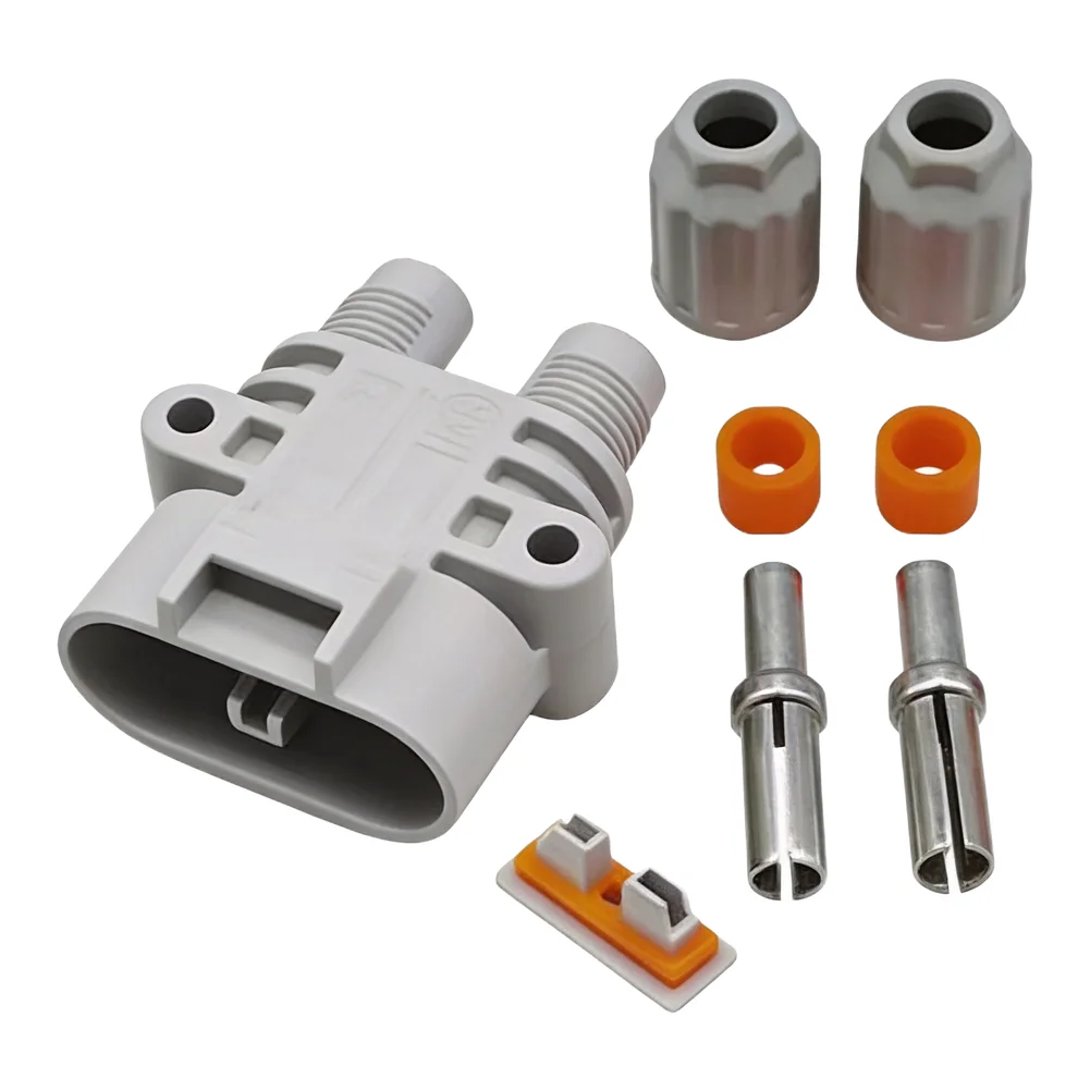Forklift Generator 120A Male Female Connector 1200V Electrical Connector Heavy Load Handling High Voltage Insulation
