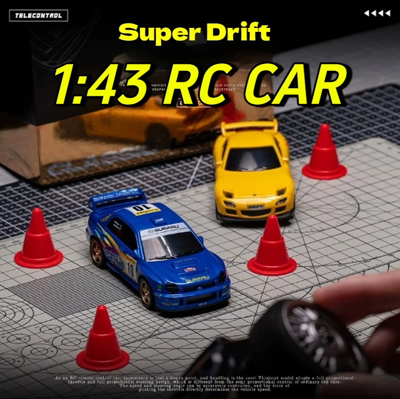 

New Hot 1:43 Rc Drift Car 4wd Electric Remote Control Car Taillight Detail Control Remote Control Toy Adult And Boys Gift