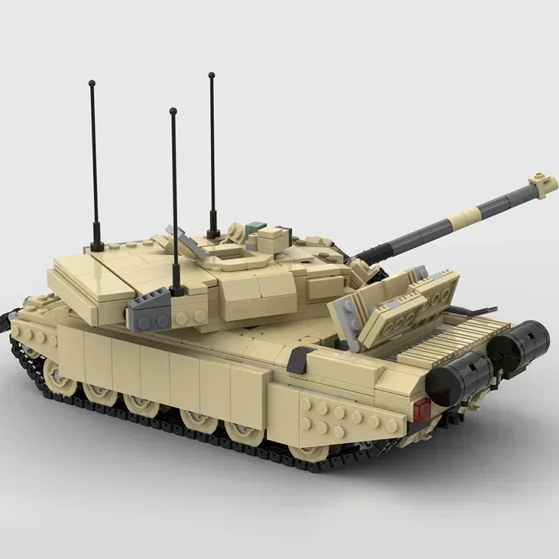 Military Model Moc Building Bricks Challenger 1 MBT Tank Technology Modular Blocks Gifts Christmas Toys DIY Sets Assembly