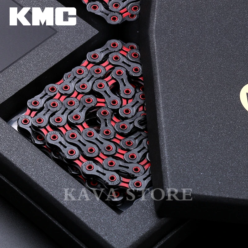 KMC DLC 11s Chain Diamond Like Coating 11V Chain Bicycle Chain 116/118L X11 Mountain Bicycle Ultralight Chains for Shimano Sram