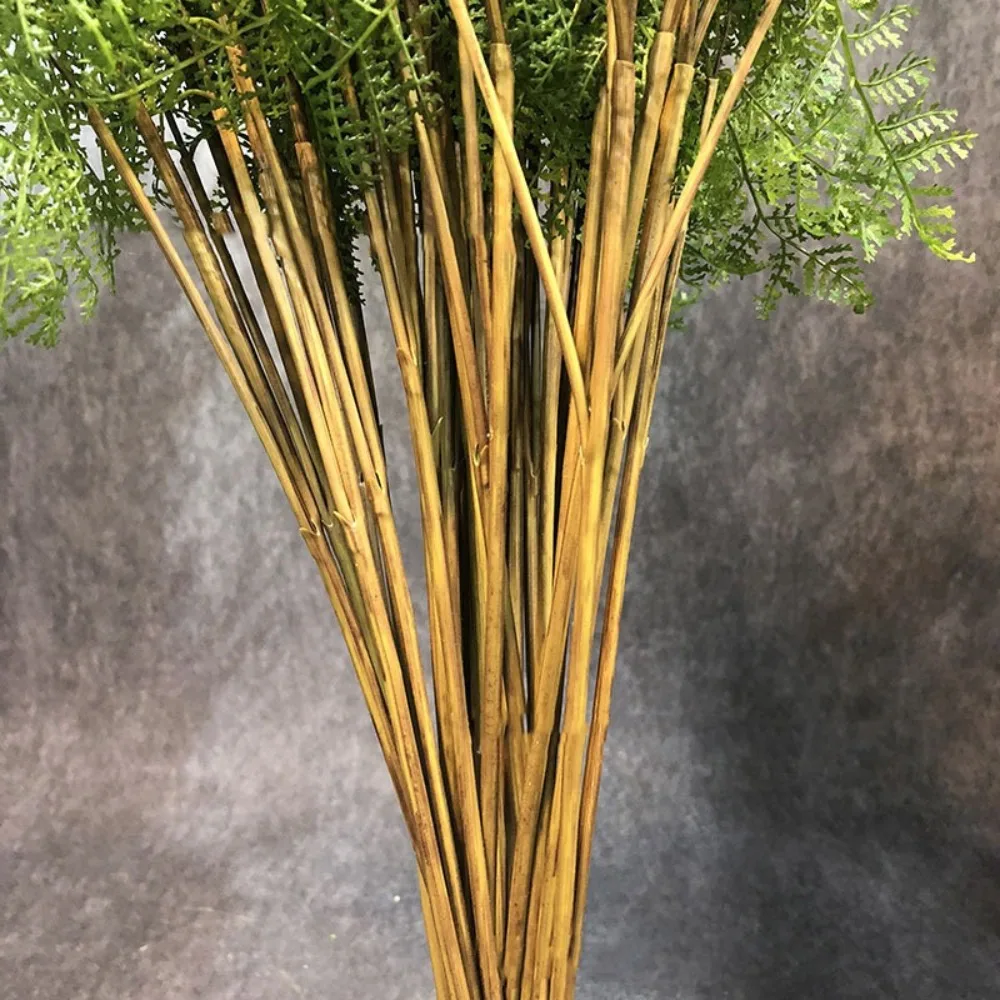 Picture 6: Realistic Artificial Fern Plant Branches Real Touch Elegant Artificial Greenery Fern Grass Handmade Fake Plants Wedding Decor