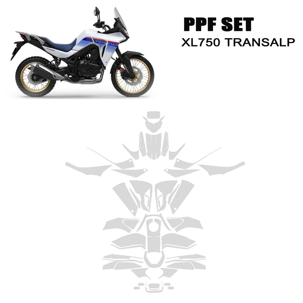 

For Honda XL750 Transalp XL 750 2023 2024 New Motorcycle Accessories Complete Paint Protection Set TPU Body Protection Sticker