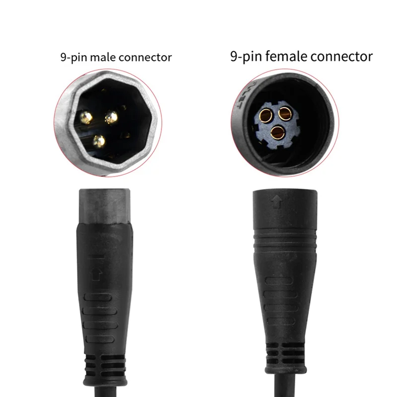 

Y67A-аксессуары для модификации электрического велосипеда, 9-контактный сменный удлинительный кабель для двигателя электрического велосипеда 750 Вт/1000 Вт