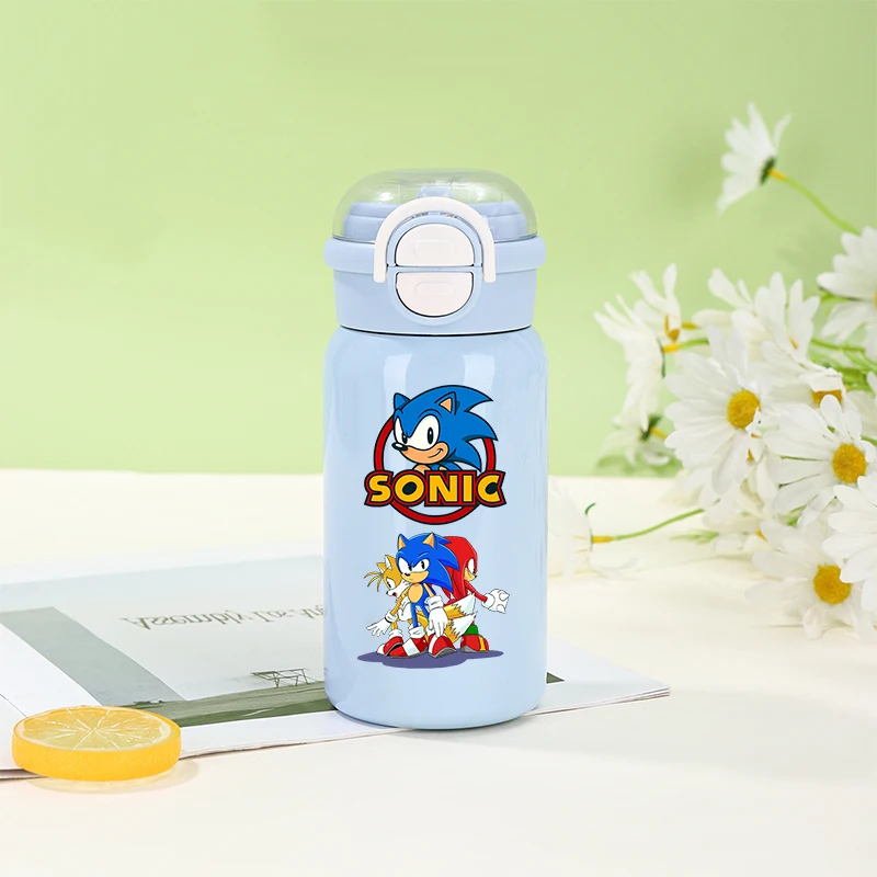 

Soniced Stainless Steel Insulated Cup Portable Water Bottle Cute Straw Water Cup Children Handy Cup Outdoor Travel Water Bottle
