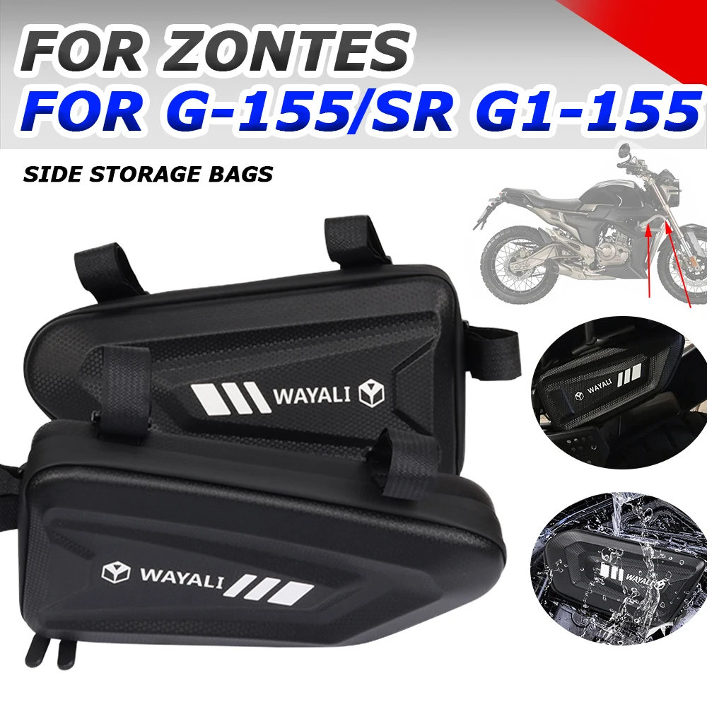 

For ZONTES G1-155 G1 G 155 SR G 155SR G155 SR G155SR Motorcycle Accessories Side Bag Fairing Tool Bag Storage Frame Bumper Bags