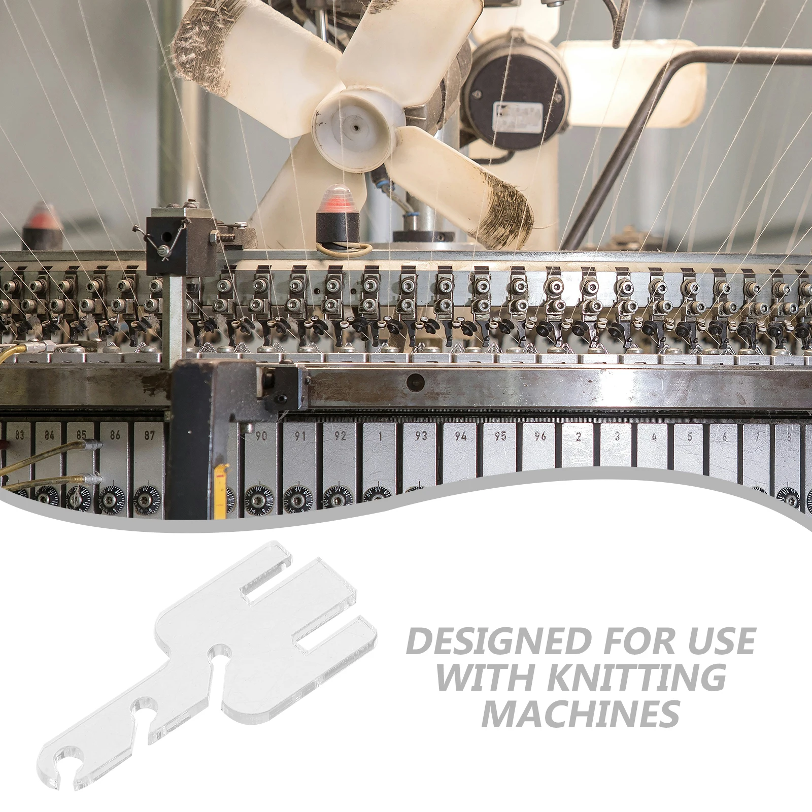 

2pcs K Type Knitting Machine Accessories Compact Tension Forks Yarn Tensioner Tool For Home Use Multi-Purpose Knitting Machine