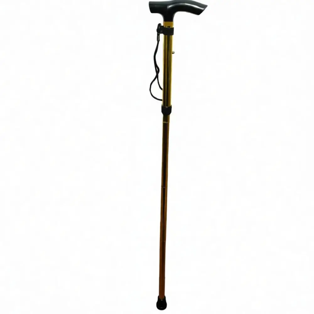 Durable Walking Cane Lightweight Adjustable Quad Base Stick Anti Slip Stability Aid For Elderly Fitness Walk