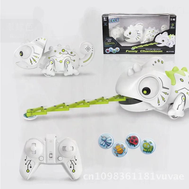

Электрический пульт дистанционного управления Хамелеон и Тираннозавр Рекс робот игрушки интеллектуальное изменение цвета маленькие животные электронные домашние животные для