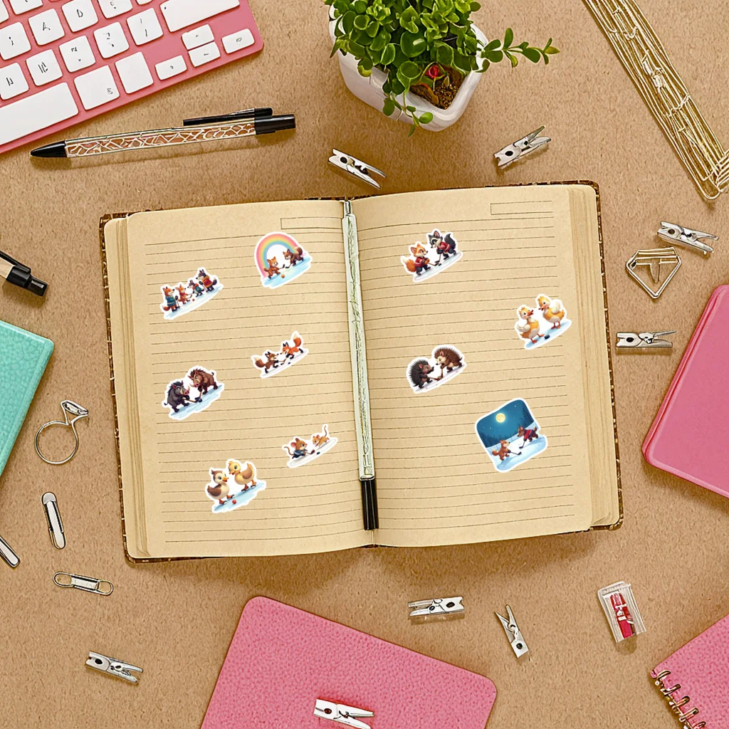 

50 шт. наклейки детские наклейки игрушки канцелярские наклейки для гитары ноутбук шлем скейтборд DIY телефон гитара ноутбук ноутбук