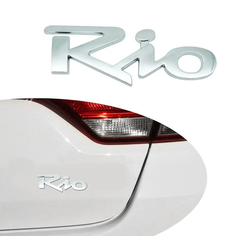 ثلاثية الأبعاد ABS سيارة ملصق رسالة شعار شارة سيارة الذيل الجانب ملصق مائي اكسسوارات لكيا ريو سبورتاج سيراتو الروح سورينتو سيارة ديكور #3