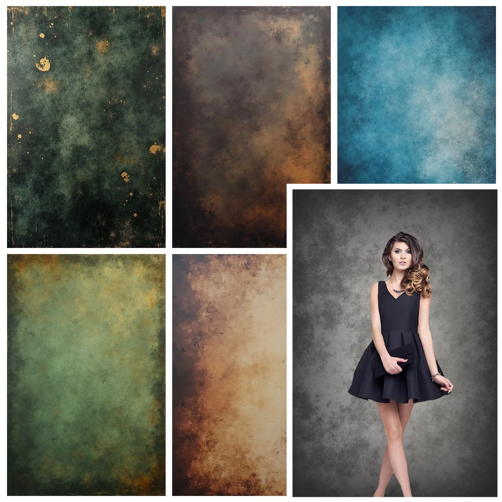 

MOON.QG Vintage Abstract Texture Photography Wall Backdrop Gradient Solid Birthday Background Photo Studio Photoshoot Supplies