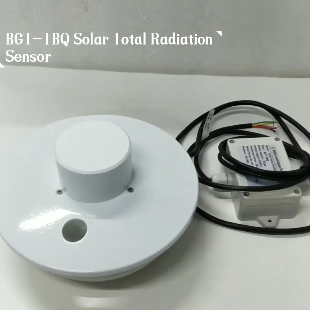 2020 RS485 0-5V 4-20mA Output Pyranometer Measure Total Solar Radiation Sensor for Weather Station