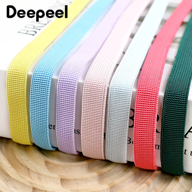 

2/5/10/20M 10mm Silicone Non-slip Elastic Rope Swimwear Bikini Rubber Bands Underwear Bra Strap Elastics Band Sewing Accessories