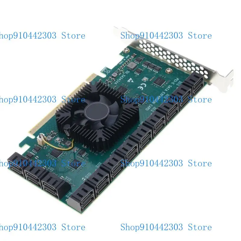 L4MD 24 porty PCI-E do karty PCI Express PCI-E Card PCI-E do SATA3.0 Controller Board Compact