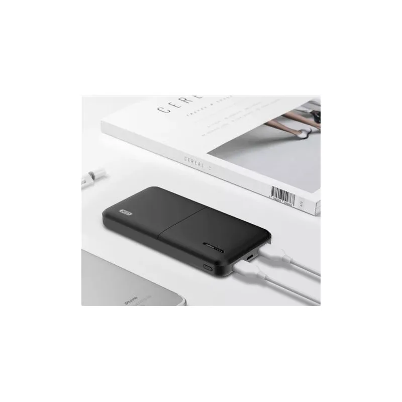 XO PB70 Powerbank 13000mAh - 2x USB-A-fast charge-resistant XOPB70BK tintasycartuchos.com