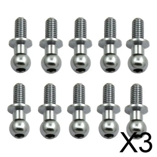 チタンカラー RC カーボールヘッドネジ DIY モデル車両アクセサリータミヤ TT01 TT02 1 10 電気用