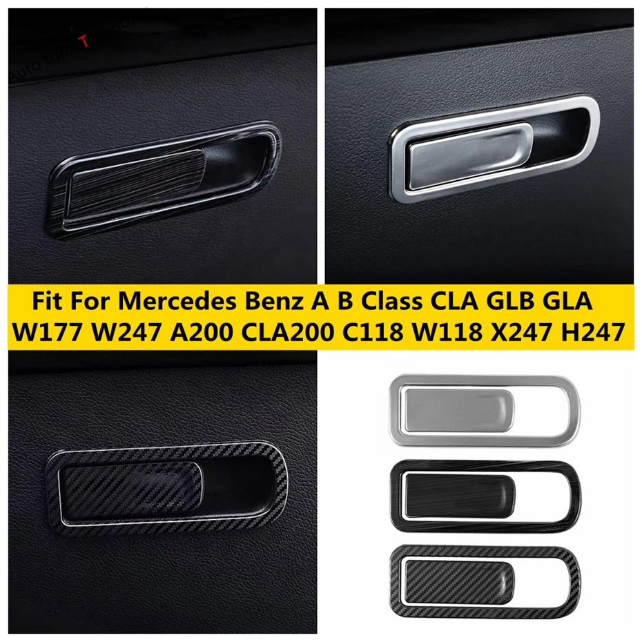 

Copilot Glove Box Handle Switch Cover Trim Fit For Mercedes Benz A B Class CLA GLB GLA W177 W247 A200 CLA200 C118 W118 X247 H247