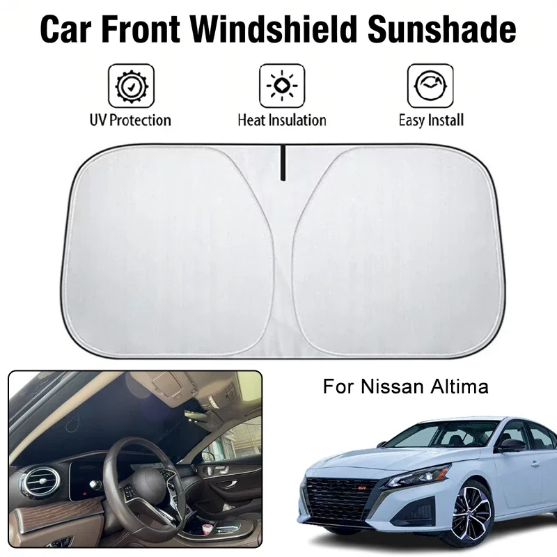 

Foldable Car Windshield Sun Shade UV Block Heat Insulation For Nissan Altima Interior Protection Accessories