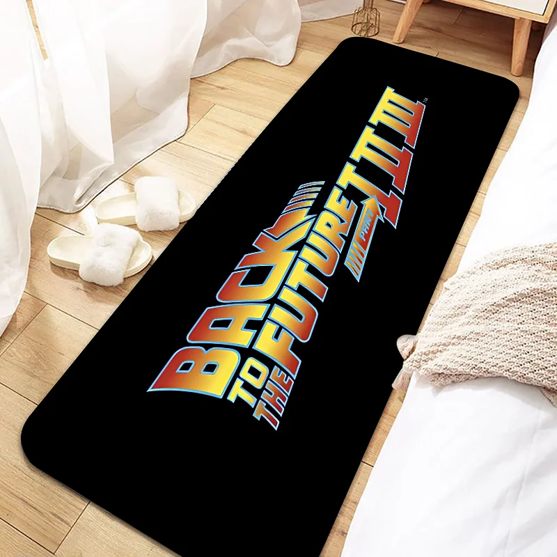 Back To The Future Door Mat Entrance Non-slip Doormat Washable Kitchen Carpet Living Room Hallway Rugs Bathroom Bath Door Mats