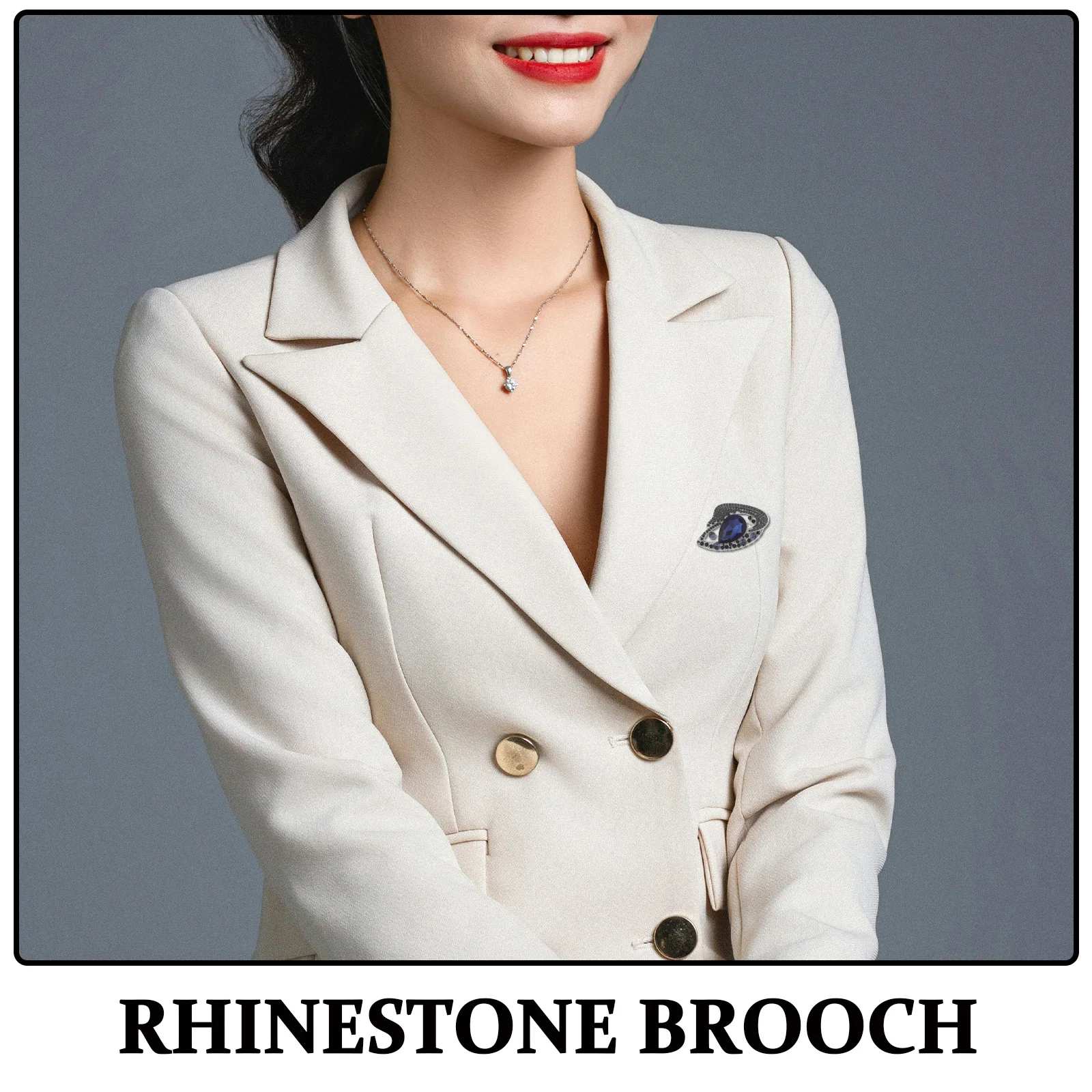 الأوروبي خمر حجر الراين بروش دبوس أنيق سبيكة كريستال التلبيب دبوس للسيدات فستان بتصميم بدلة وشاح حفل زفاف الذكرى #5