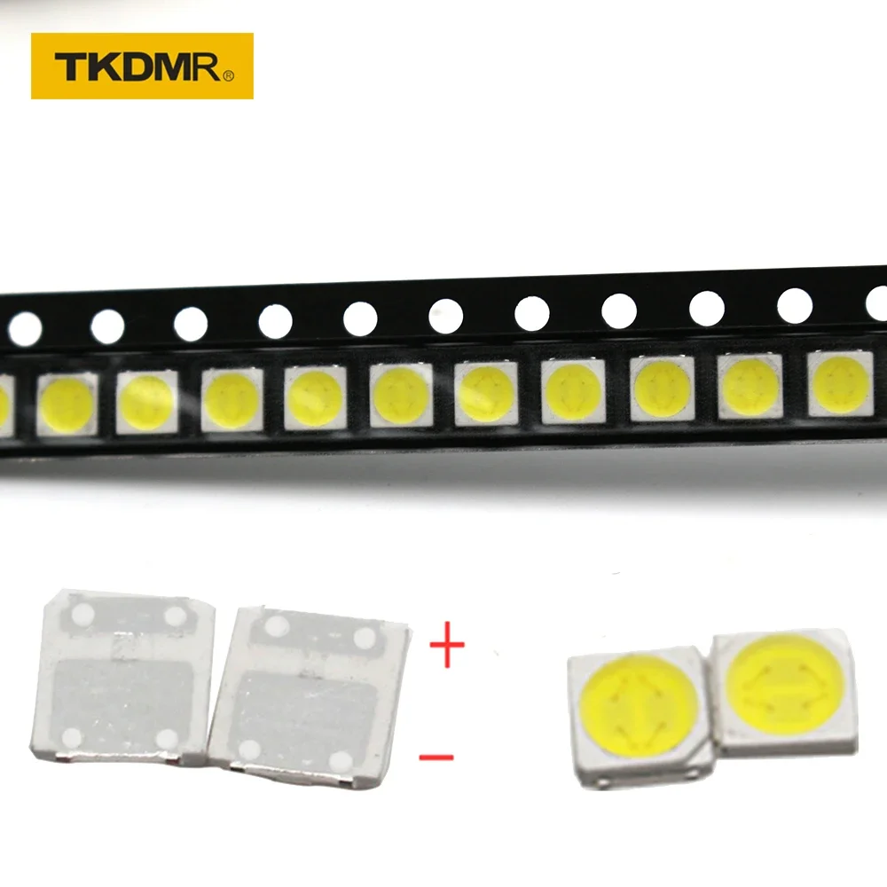 

TKDMR 1000pcs LED Backlight High Power LED 2W 3030 3V Cool white 220LM PT30W 45V TV Application 3030 smd led diode