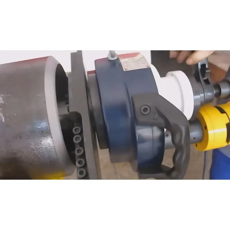 ISE-630 Electric Metal Pipe Beveling & Ends Tube Chamfering Machine for Pre-welding Processing 300-600mm Operational Range