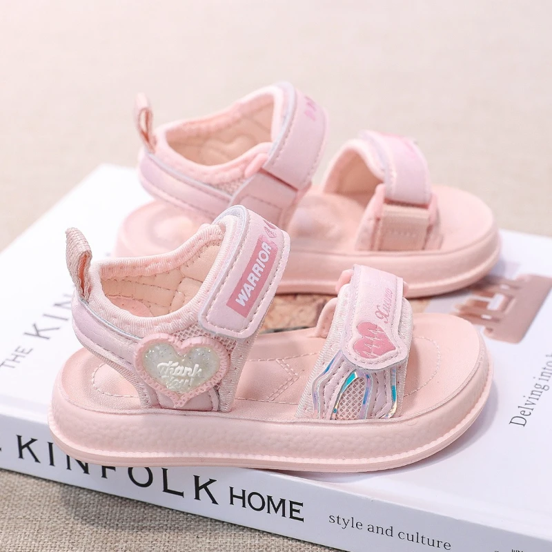 

Fashion Plus Size Girls Shoes2026summer New Kids Sandals Comfort Anti Slip Child Beach Shoe Simple Versatile Girl Casual Sandals
