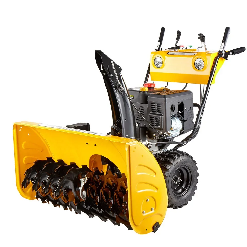 

Speedy SPY-SB40 Factory Direct 45 дюймов. Коммерческий электрический запуск 389 куб.см, двухступенчатый газовый снегоочиститель с фарой