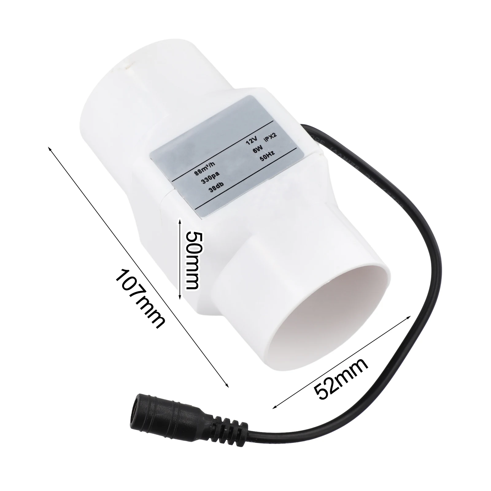 

Мощный линейный канальный вентилятор 12 В, вытяжной вентилятор 6 Вт, 50 мм, тихий дизайн для внутреннего воздушного потока, канальный вентилятор, ванные комнаты, кухонь, куриные курицы