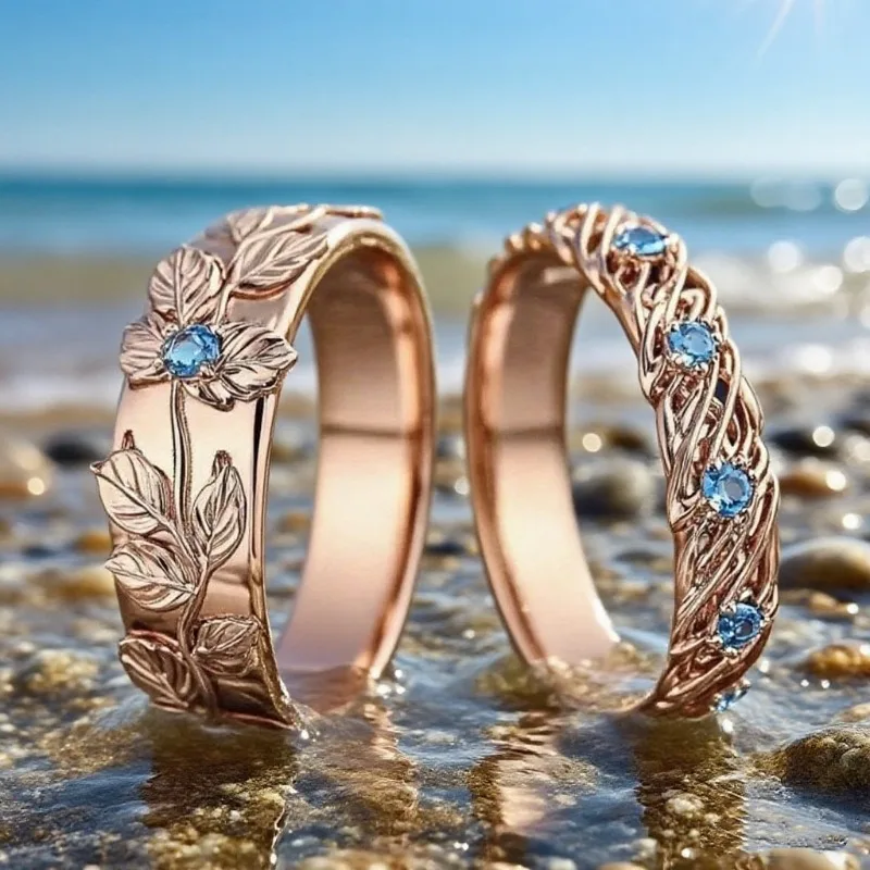 One piece, eco-friendly alloy, elegant rose fashion pattern ring, women's holiday gift accessories